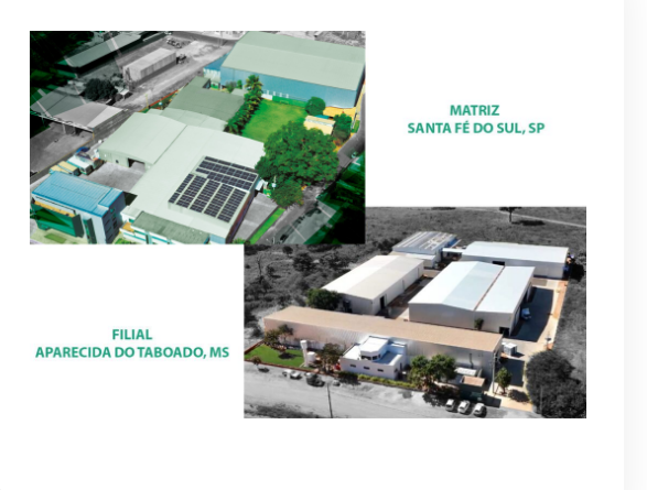 Matriz da Pólo Clima em Santa Fé do Sul e filial em Aparecida do Taboado